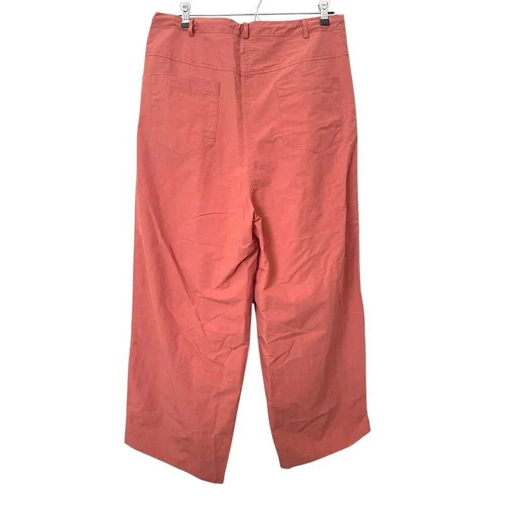 LIONESS Riptide Wide Leg Pant Mocha Mousse Medium NEW‎ NWT